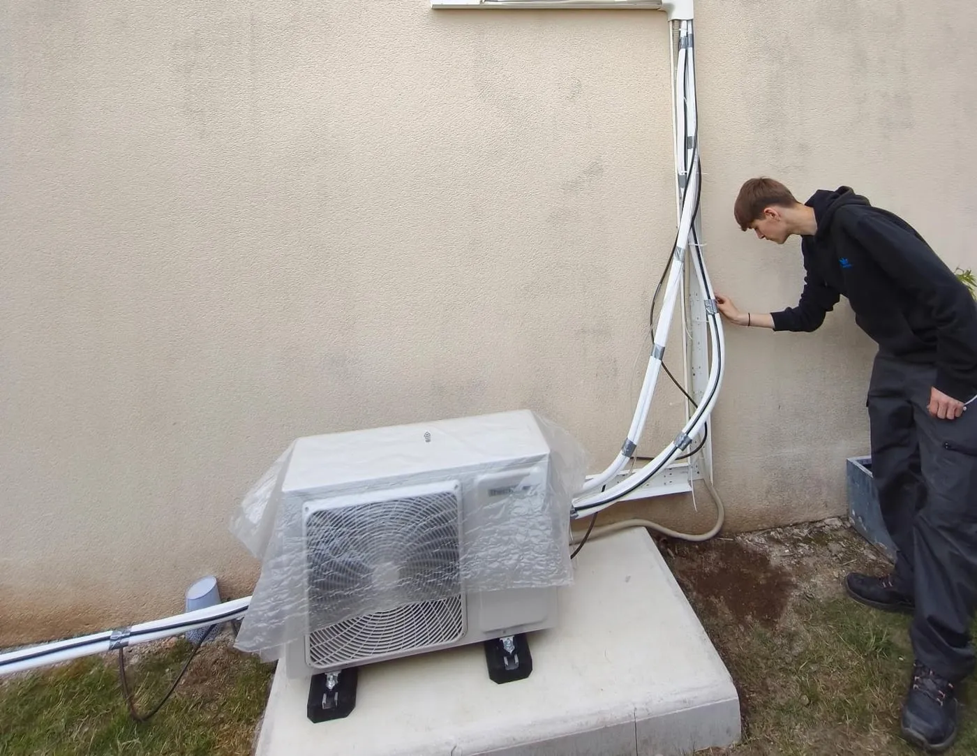 Installation d'une climatisation par Fabien Auffret